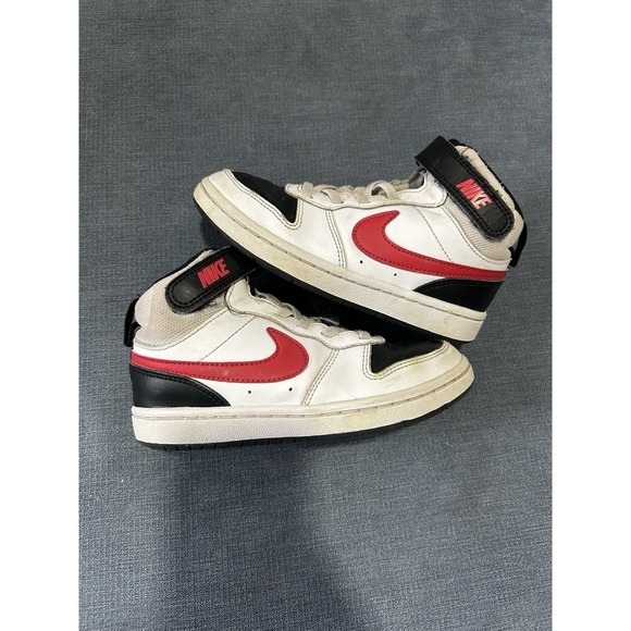 Nike Other - Nike Boys Black and Red High Top Sneakers Size 12C